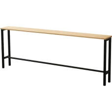 Narrow Console Table Console Tables, Entrance Console Tables for Hallway, Industrial Design, 100/120 cm, Narrow Sofa Table, Wood Effect Exhibition Table for Living Room, Small Spaces, Rod