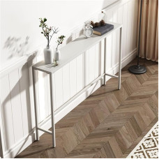 Modern Console Table, Sofa Table, Console Table, Living Room, Black/Console Table, Narrow Metal Sofa Table, Dining Room, Pub Bar Tables, Space-Saving, Long Table for Living Room, Hallway, One