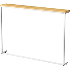 Console Table Console Table, Entrance Sofa Side Table, Narrow Hallway Table, Narrow Sofa Table with Metal Frame, C-shaped Wooden Side Table for Small Spaces, Living Room, Entrance Room