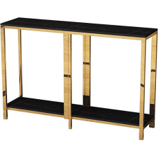 CAFIEDR Couchtisch, Familien-Foyertisch, Wohnzimmer, schmaler Konsolentisch, 2-stufiger Sofatisch, Wand-Veranda-Tisch, 2 Farben,A