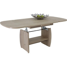 Apollo Michael III Coffee Table, Beech Imitation, Extendible, Height Adjustable