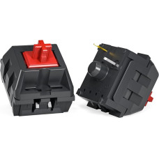 Kailh KT MX Switch Blue Red Black Brown 3-Pin Switch Suitable for Game Console Keyboard Compatible with Cherry MX Switch (KT Red 108 Pieces)