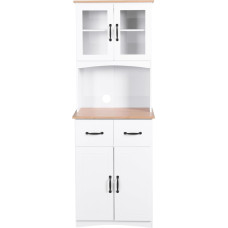 HTI living Anea Buffet Cabinet White Kitchen Cabinet
