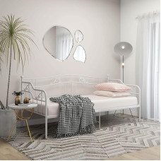 ZEYUAN Sofa Bed 2-Seater with 2 Cushions, Flats, Couch for Living Room, Couch with, Lounge Sofa, Sofas & Couches, Relaxing Sofa, Cream Velvet