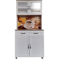 HTI-Living Blanca Bistro Kitchen Buffet 1 Drawer Tall Cupboard White