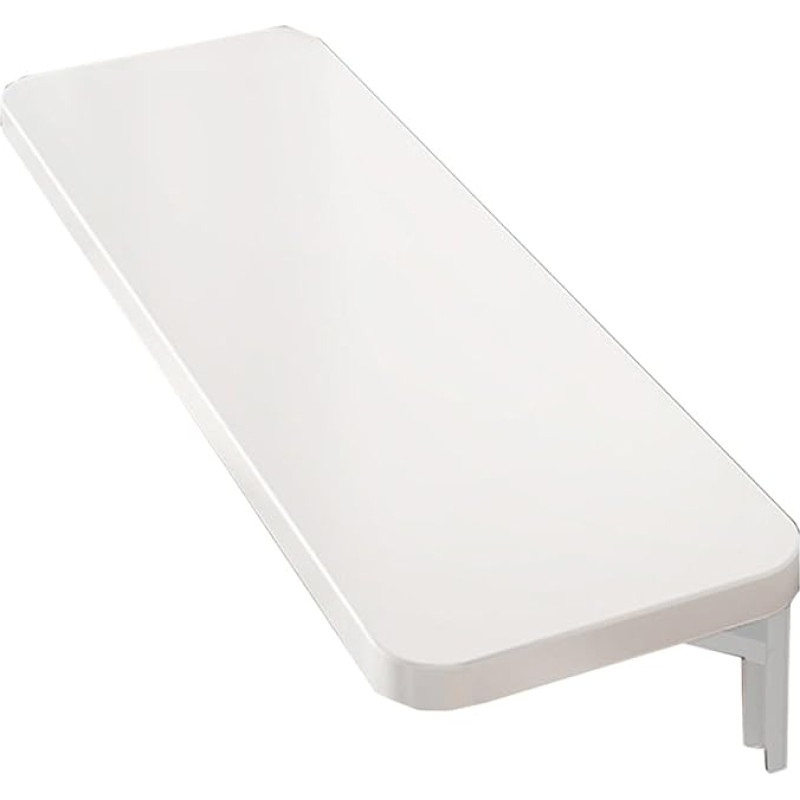 Faltbarer Wandschreibtisch für kleine Räume, weiß, 80 x 25 cm, ideal für Zuhause, Büro, Küche, Esszimmer, platzsparend, vielseitige und stilvolle Lösung