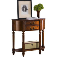 SLEEVE Eintragstabelle 110cm/43Zoll Massivholz-Flurdekorationstisch mit Schubladen, für Wohnzimmer, Diele, Schlafzimmer, Korridorende etc