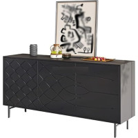 Eintragstabelle 160cm Holz-Eingangsschrank, Minimalistischer Wohnzimmer-Dekorations-Seitenschrank, für Küche, Schlafzimmer, Diele etc