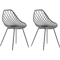 Extravagant Black Chair Set of 2 Canton