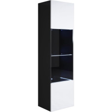 Muebles Bonitos Hanging Cabinet Luke Model V6 Black White (40 x 165 cm)