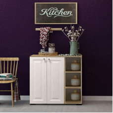 Homemania Das Möbelprojekt Mobile, Mobile Rakes, Oak Endule/White