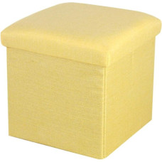 Faltbarer Aufbewahrungs-Pouf – kleiner würfelförmiger Hocker mit Deckel, vielseitige Spielzeugkiste und Fußstütze, stilvoller einfarbiger Couchtisch, Wildleder-Aufbewahrungstruhe für Zuhause, 76,2 cm
