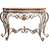 loeusjfnr Foyer-Sofatisch Schmal Retro-Eingangstisch, Foyer, Eisen-Aufbewahrungstisch, Kunst-Halbkreis-Eingangstisch Langer Sofatisch mit Regalen