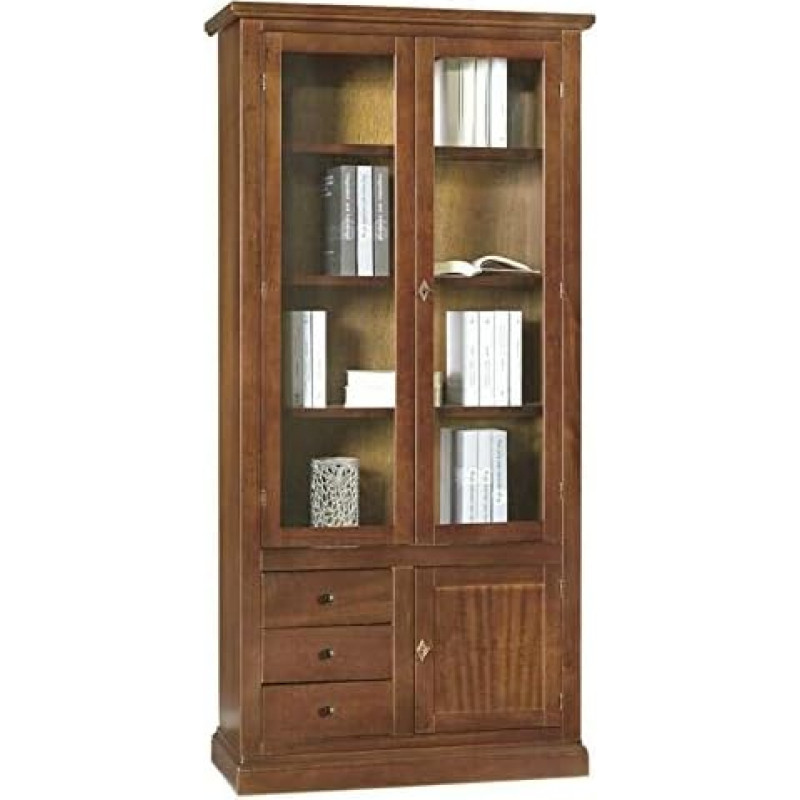 MAR.C.A Design Dining Room Table, Kitchen or Living Room, Solid Wood, Non-Stretchy, with a Thickness of 4 cm, Dimensions 160 x 90 cm, Made in Italy