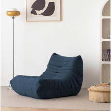 Lounge Sofa for Small Spaces, Floor Sofa Lazy Sofa with Memory Foam, Cloud Couch Faux Suede - Small Sofa for Bedroom and Living Room