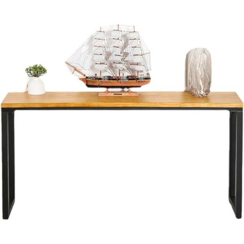 Console Table Narrow Sofa Table Console Table Entrance Table Console Table for Hallway Narrow Sofa Table 80 cm Narrow Long Counter Table with Metal Frame for Small Spaces Hallway Kitchen