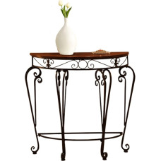 Narrow Console Table Console Tables, Narrow Long Sofa Table for Entrance Area Behind the Couch, Decorative Console Table, Wall Standing Entrance Table with Iron Frame, Vi