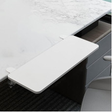 Tastaturablage unter dem Schreibtisch, platzsparende Erweiterung für Bürotische, Computertische, Esstische, einfach zu installieren, faltbares Design für verbesserte Arbeitsplatzorganisation