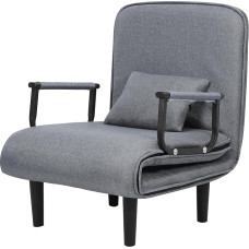 feneihe Sleeping Chair with Bed Function, 3-in-1 Chair with Sleep Function, Living Room Armchair, Folding Sleeping Chair, TV Chair, Recliner Chair with Reclining Function, Reclining Chair Living Room