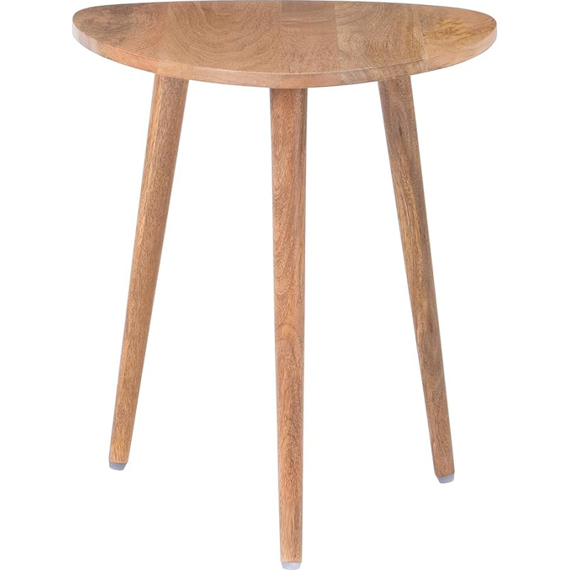 MH London Bond Triangle Side Table - Exclusively Designed Small Side Table Handmade - Wooden Side Table - Modern Design for Small Side Tables for Bedroom and Living Room