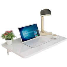 Klappbarer Computertisch zur Wandmontage, verstellbarer Klapptisch, schwebender Laptop-Schreibtisch, platzsparend, Frühstücksbar und Küchen-Esstisch (Größe: L 90 x B 50 cm)
