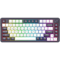Redragon K715 PRO Custom QMK/VIA Gaming Keyboard, 81 Keys, Wireless Programmable Mechanical Keyboard, Hot Swap Base, Dedicated Button Control, 5-Layer Noise Reduction, Linear Switch