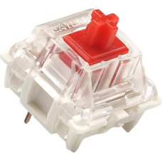 Pack of Gateron ks-9 G PRO Key Switches for Mechanical Keyboards | Plate Mounted | Pre-Lubricated Switches (Gateron PRO Red, 90 Pieces)