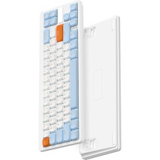 MAGIC-REFINER RKL680 Ultra Thin Wireless Mechanical Gaming Keyboard, Dual Mode 2.4GHz Wireless/Bluetooth, Apex Pro Mini 60% Keyboard Low Profile Red Switch for PC/Window/Mac, QWERTY US