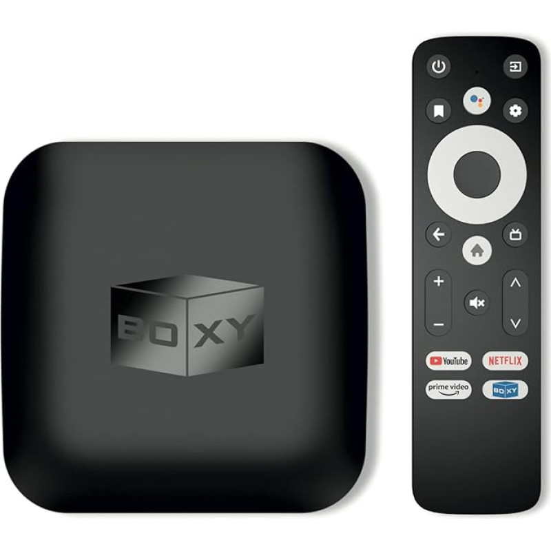 BOXY Android TV 11 Box Streaming Media Player | Dune HD Media Center | Dolby Vision & Atmos | Mini PC | MKV/ISO 4K DV P7 FEL AFR, HDR10+, DTS | Netflix, Prime Video, Disney+, Apple TV+, HBO | HBO | Voice