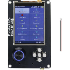 HamGeek PortaPack H2 HackRF One SDR jaoks sisaldab 0.5ppm TCXO + 1500mAh aku ja 3.2-tolline LCD puuteekraan (HackRF One ei sisalda)