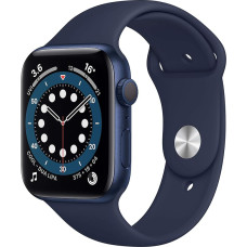 Apple Watch Series 6 (GPS, 44 mm) alumiiniumist korpus sinine koos sinise spordirihmaga (uuenenud)