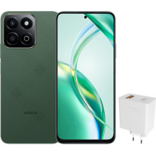 HONOR 200 Smart 5G nutitelefon 4GB + 256GB, aku 5200mAh 6,8-tolline, 50MP AI-kaamera, Qualcomm Snapdragon 4 Gen 2, Dual SIM, Android 14 (roheline)