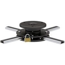 HALTERUNGSPROFI PH11S laekapealne kinnitus projektorile Maksimaalselt 20 kg koos lukuga Super Flat