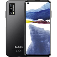 Blackview A90 Android 11 nutitelefon ilma lepinguta, Helio P60 Octa-core, 4GB RAM 128GB laiendatav, 6,39-tolline mobiiltelefoni ekraan, 12MP + 8MP AI tagakaamera, 4280mAh aku, NFC, 4G LTE Dual SIM mobiiltelefon