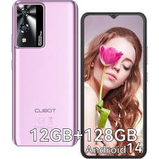 CUBOT A10 mobiiltelefon ilma lepinguta, 12GB + 128GB / 1TB laiendatav, Android 14 nutitelefon, 6,56-tolline ekraan, 5100 mAh aku, 48MP põhikaamera, kaheksatuumaline protsessor, kaks 4G SIM-kaarti, OTG, Face ID, GPS