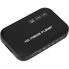 VBESTLIFE 1080P videopleier HDMI VGA meediapleier multimediamängija USB võtmehoidjaga, 2.5T kõvaketas, SD-kaardi toetus MKV, MOV, AVI, M2TS, TP, TRP, IFO,