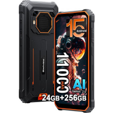 Blackview BV6200 Plus välitingimustes kasutatav mobiiltelefon, 11000mAh, 24GB + 256GB/2TB, nutitelefon ilma lepinguta, 98DB kõlar, 6.56 tolli 90Hz, IP69K veekindel, ehitusplatsi mobiiltelefon, 16MP + 13MP/Dual 4G