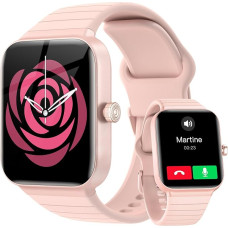 Nutikell Naiste nutikell koos telefoni funktsiooniga Alexa integreeritud spordikell 100+ spordirežiimi kella 1,8 tolli ja IP68, sammuloenduri kella meestele Android iOS-i jaoks koos südame löögisageduse monitoriga SpO2 stressi unega