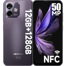 Ulefone Note 16 Pro (12GB + 128GB) mobiiltelefon ilma lepinguta, 50MP kaamera Octa Core 256GB laiendatav Android 13 nutitelefon, 4400 mAh 6,52-tolline 4G Dual SIM mobiiltelefonid sõrmejälg Face ID GPS 2