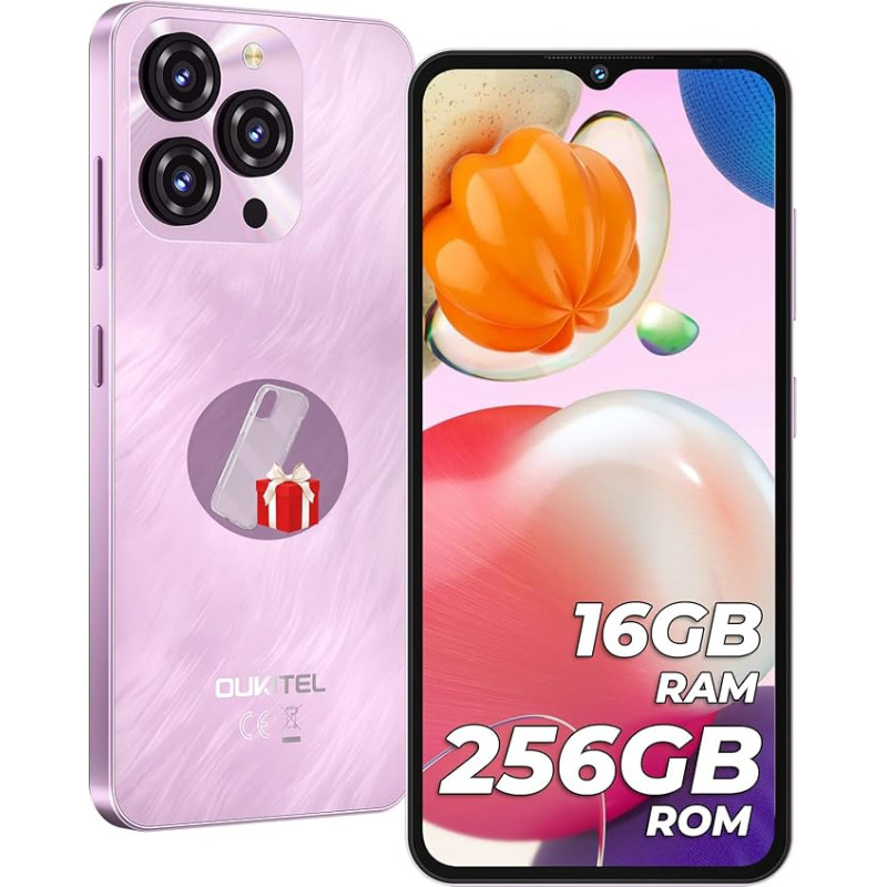 OUKITEL C3 nutitelefon ilma lepinguta 16GB + 256GB/1TB | 6,5-tolline HD + Drop Notch ekraaniga mobiiltelefon | 5000 mAh aku | Android mobiiltelefon | 4G Dual SIM tasuta | sõrmejälg | 3,5 mm heli | OTG