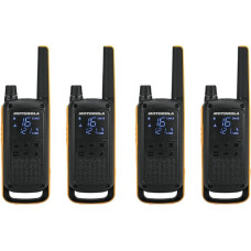 Motorola Talkabout T82 Extreme PMR446 2-Way Walkie Talkie Radio Quad Pack - kollane / must