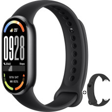 XIAOMI Smart Band 10-1.72 AMOLED ekraan 1500 Nits, une- ja südame löögisageduse monitor, 5ATM veekindel, 21 päeva aku kestvus, 60 Hz värskendussagedus, 150+ režiimi