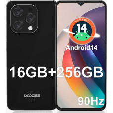DOOGEE N55 Pro (16GB + 256GB) Android 14 nutitelefon ilma lepinguta 6,56-tolline HD + 90Hz mobiiltelefon Odav, 5180 mAh 13MP + 8MP kaamera Octa Core Dual SIM 4G Simlock-free mobiiltelefonid näotuvastusega