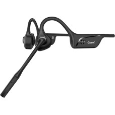 Giveet avatud kõrvaga Bluetooth peakomplektid mikrofoniga, aptX-HD/LL õhuliin, juhtmevabad stereokõrvaklapid koos Mute nupuga mobiiltelefonile, sülearvutile, arvutile, kontorile, kodukasutajale, 16 tundi kestev mänguaeg