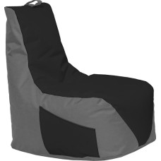 Momiralland Gaming Bean Bag - koos seljatoega istmepadja - Bean Bag - põrandapadi tool sobib sise- ja välitingimustes kasutamiseks - mängimine koos PC Xbox & Playstationiga (Antratsiit - must, Bean Bag)