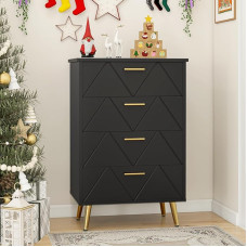 YITAHOME sahtlitega kapp, sahtlitega kapp magamistoas koridoris sahtlitega kapp Kõrge sahtlikapp puidust 62 x 35 x 96 cm (must)