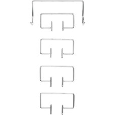 TEMPUR 5 x kroomitud madratsihoidja komplekt C vabalt seisvale süsteemiraamile