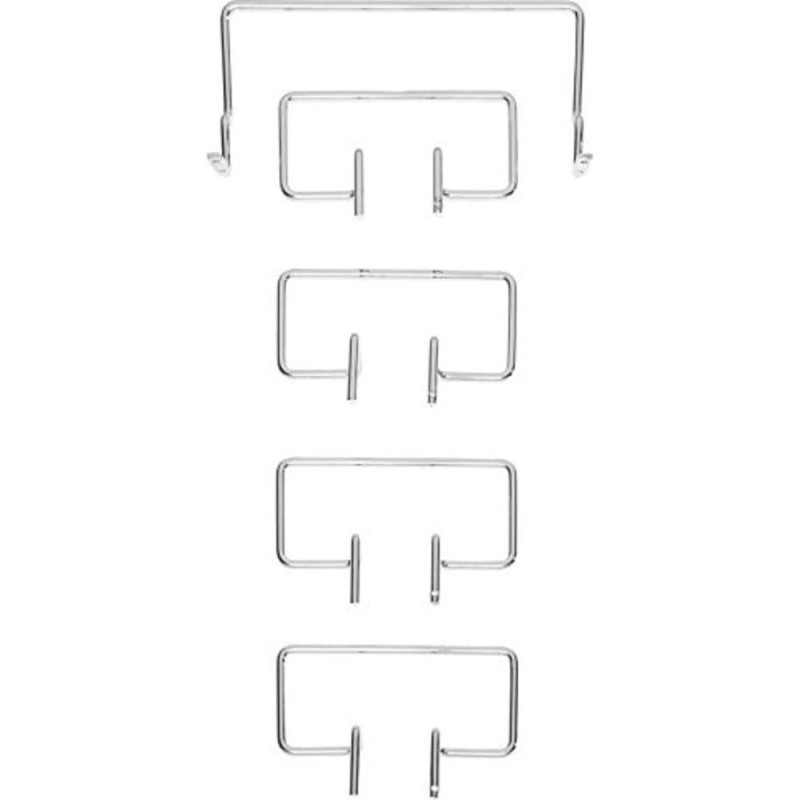 TEMPUR 5 x kroomitud madratsihoidja komplekt C vabalt seisvale süsteemiraamile