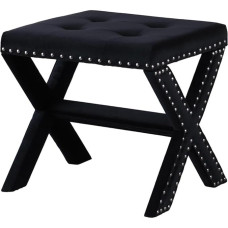 Best Master Furniture Sasha must sametist pink hõbedaste naelapeadega servaga