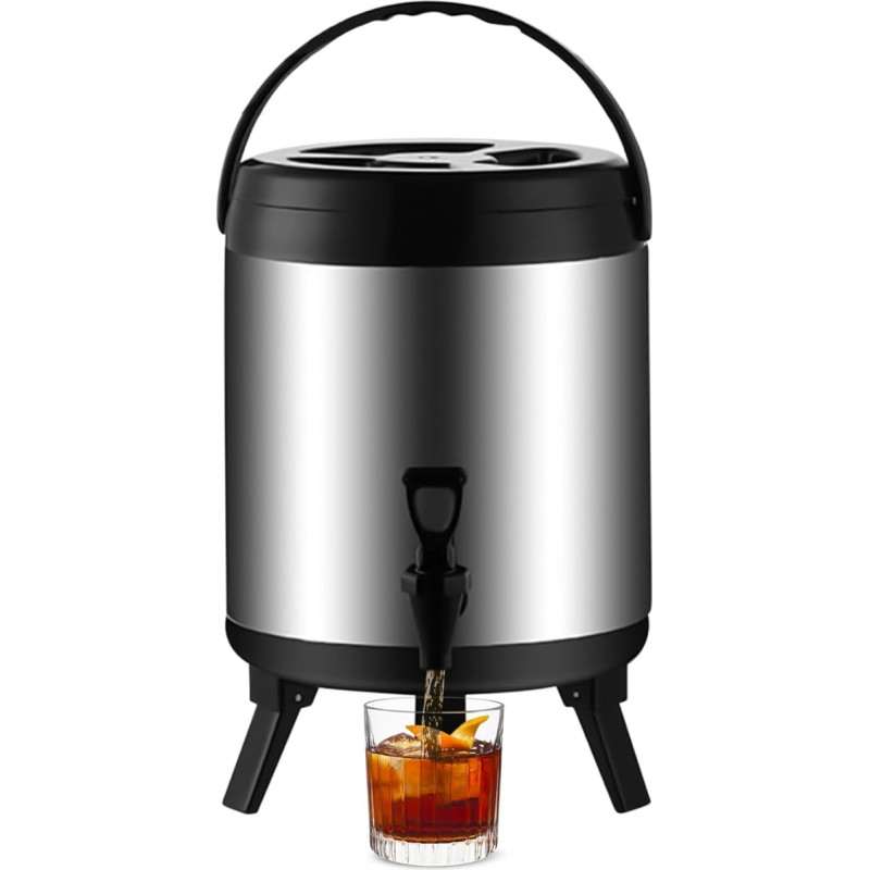 Qfdiwr Getränkekühler | Tragbarer Thermospender | Sport- und Freizeitbedarf für Kühlschrank Shop Büro Zuhause Reise Party Picknick